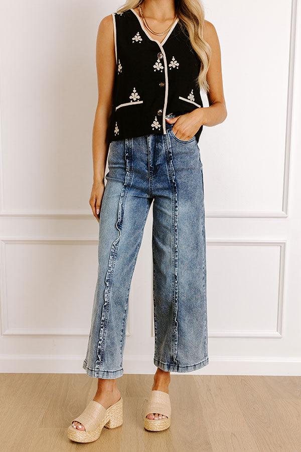 The Amelia High Waist Wide Leg Jeans Product Image