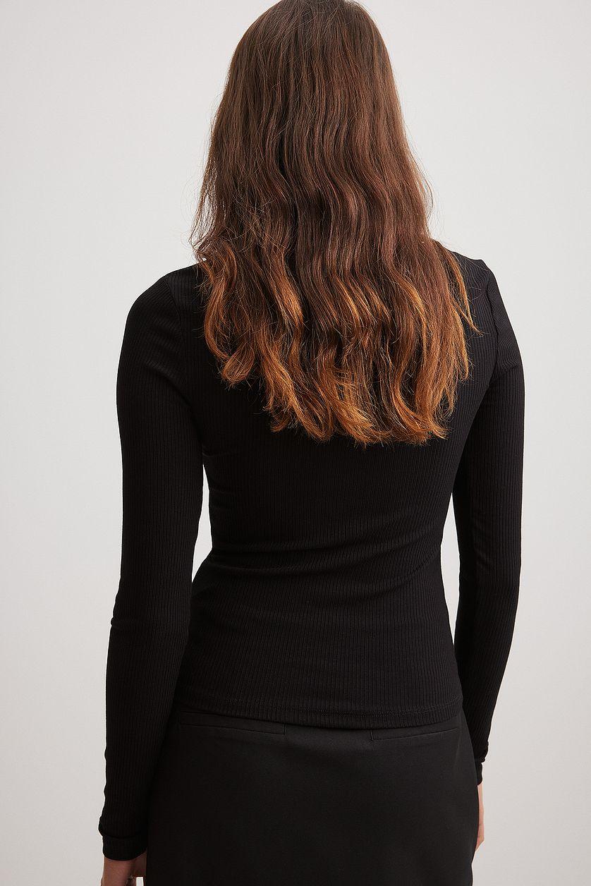 Press Button Long Sleeve Top Product Image