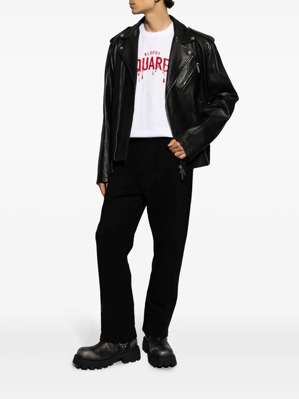 logo-print cotton T-shirt Product Image