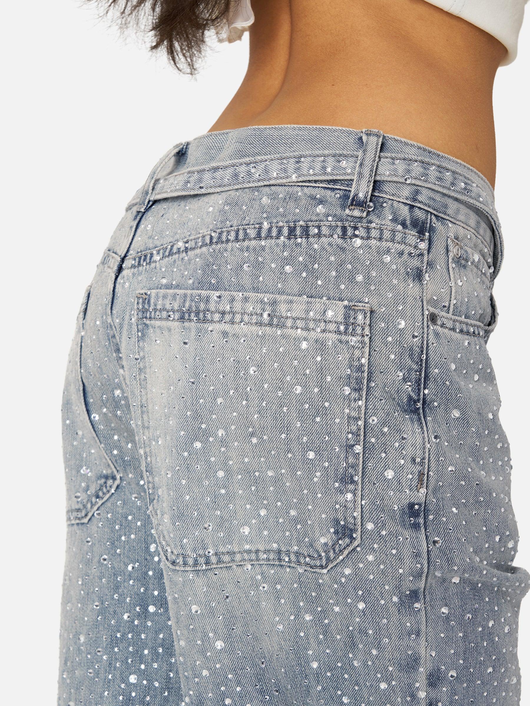 Aelfric Eden Rhinestone Baggy Jeans Product Image