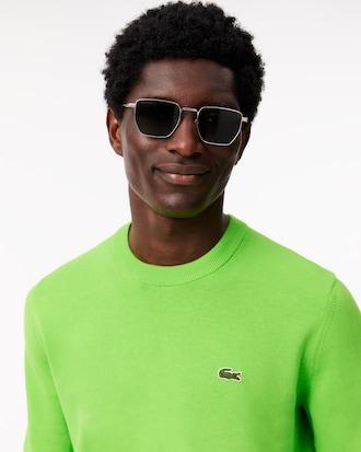 Men's Crew Neck Cotton Sweater Product Image