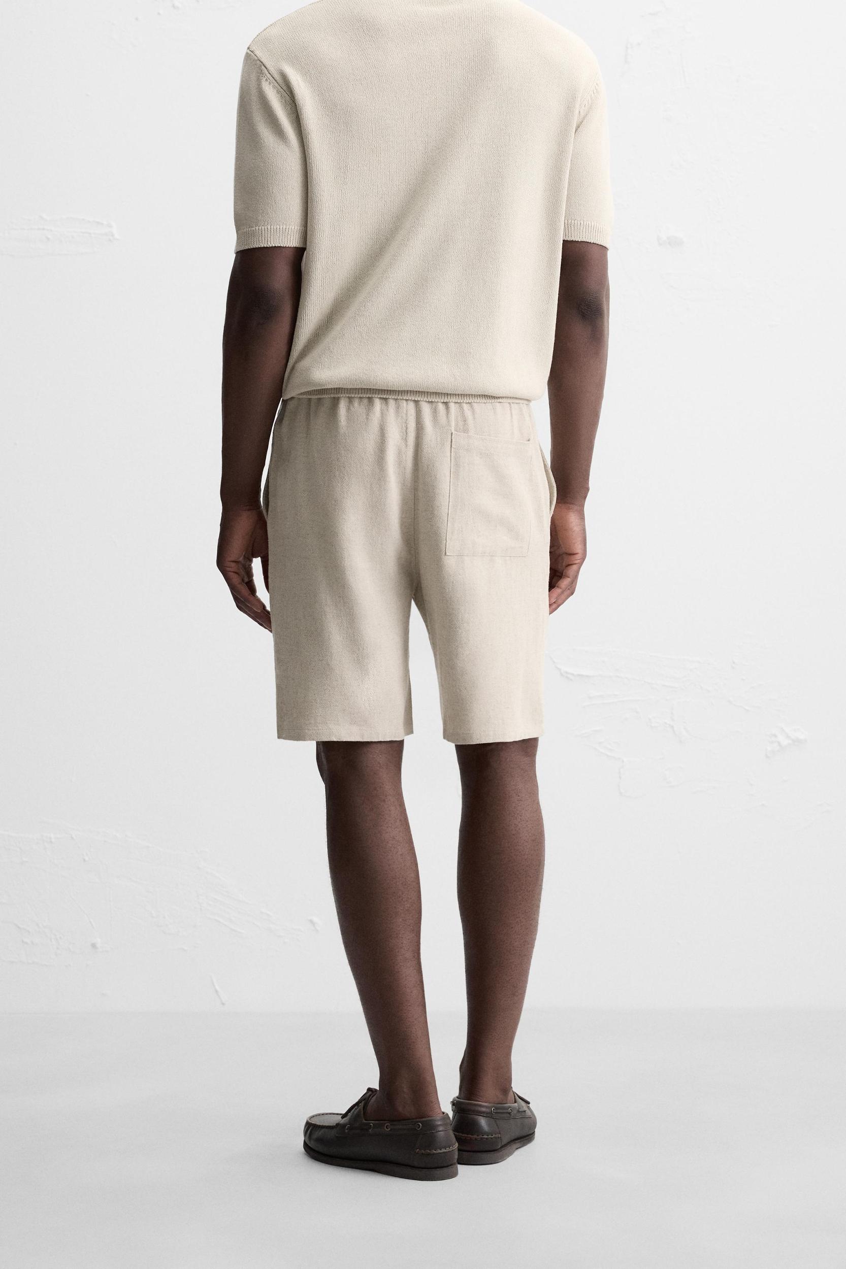 LINEN - VISCOSE SHORTS Product Image