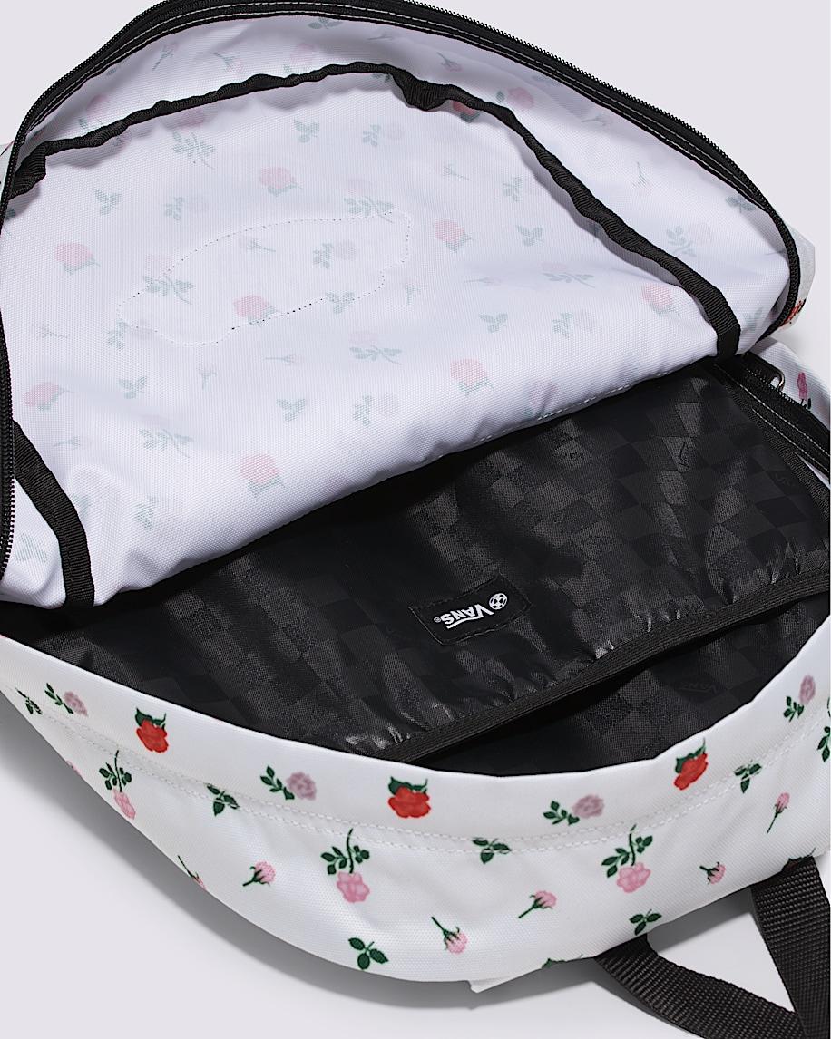 Old Skool Backpack in Egret White / Pink / Red| Vans US Product Image
