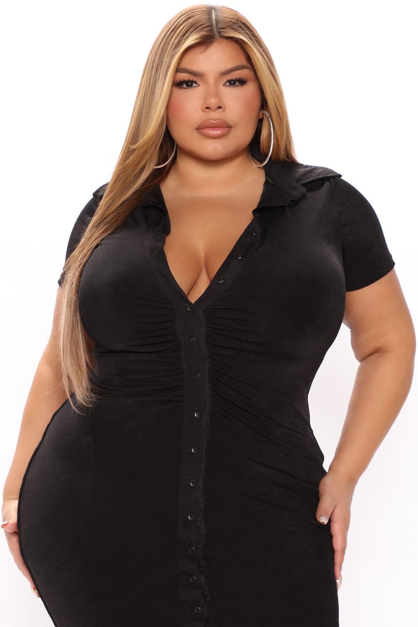 Silky Smooth Slinky Maxi Dress - Black Product Image