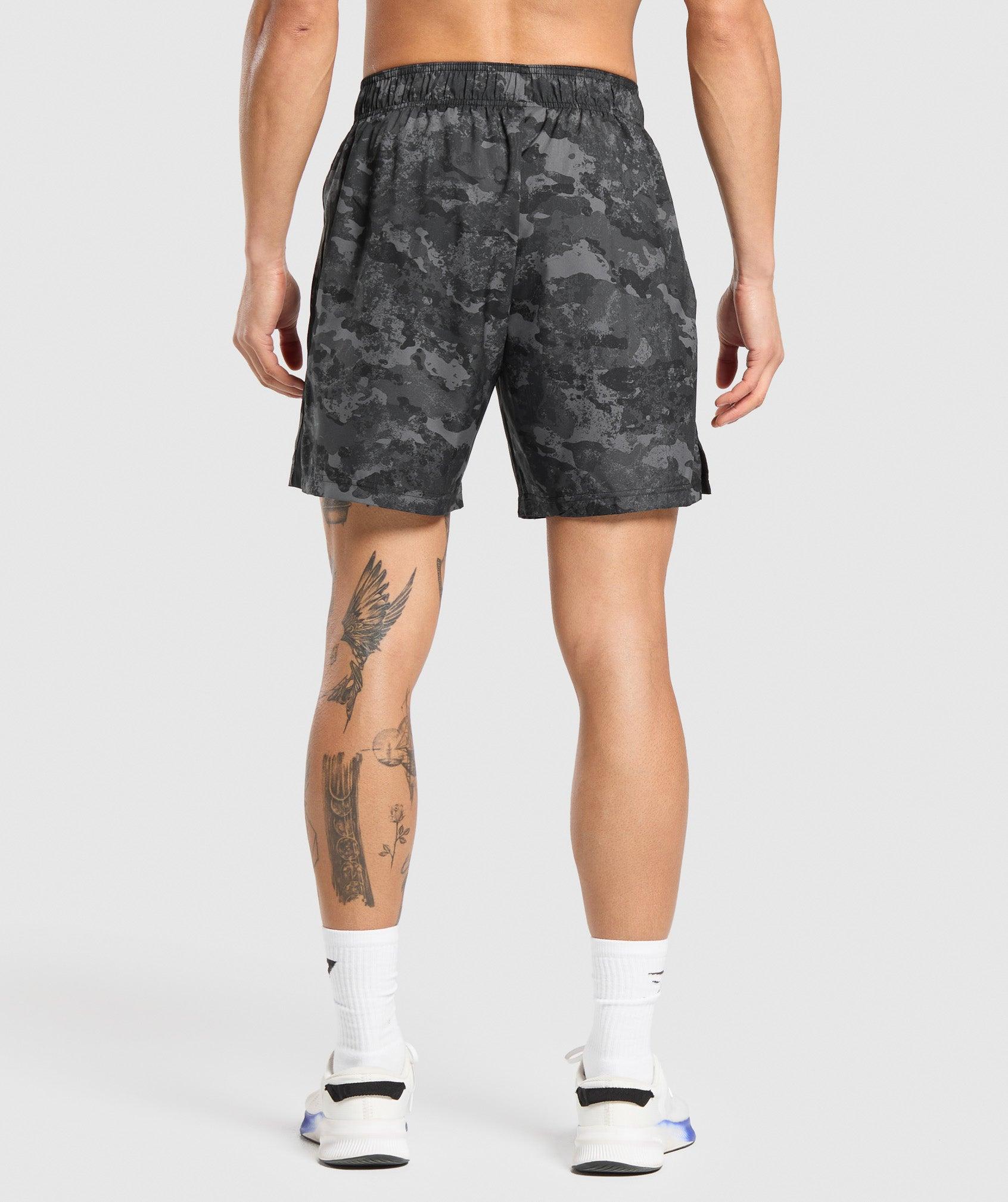 Gymshark Sport  7" Shorts - Graphite Grey/Black Male Product Image
