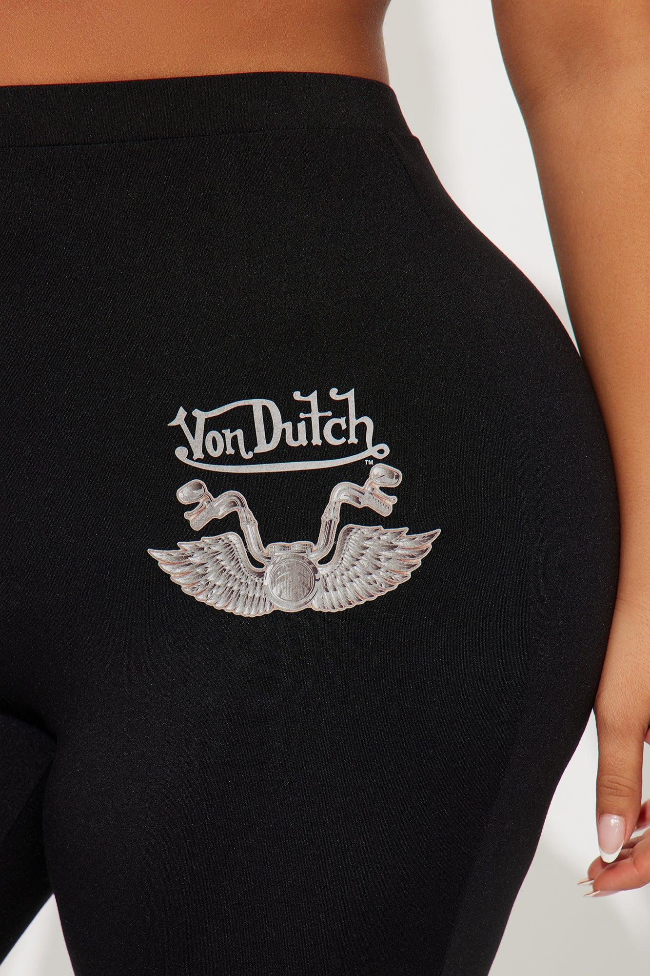 Von Dutch Hit The Road Flare Pant - Black Product Image