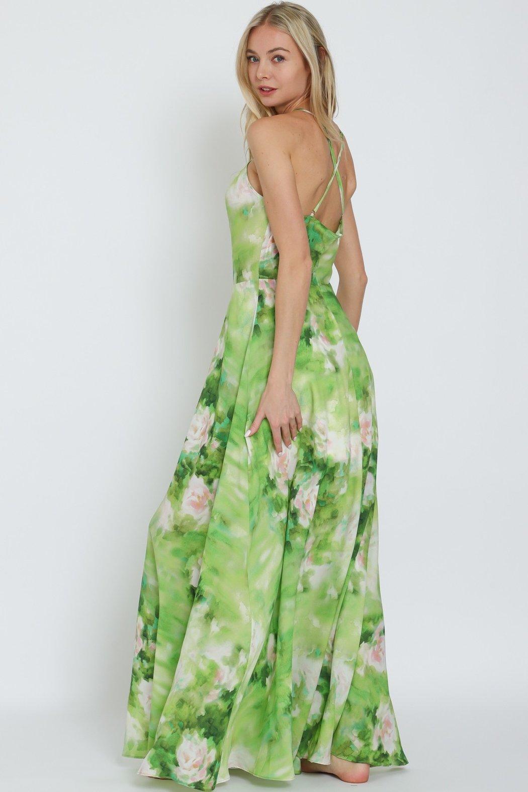 Halter Maxi Dress Product Image