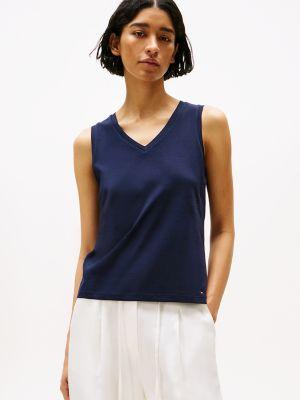 Drapey V-Neck Tank Top Product Image