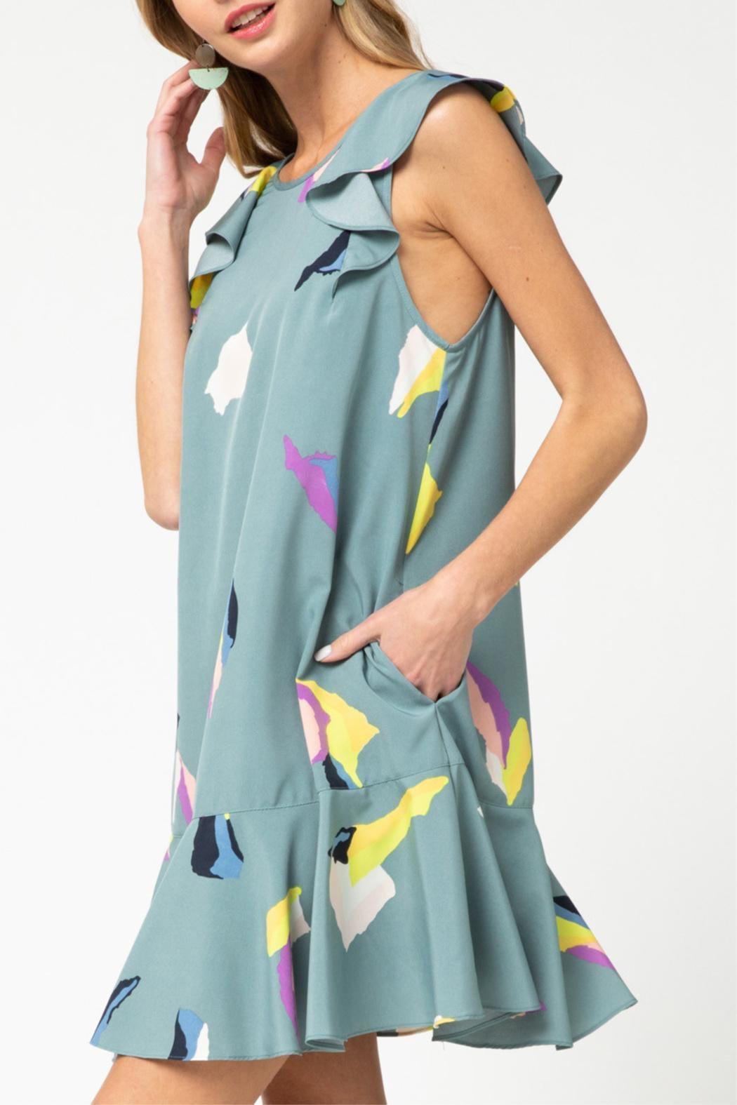 Ruffle Detail Dress Product Image