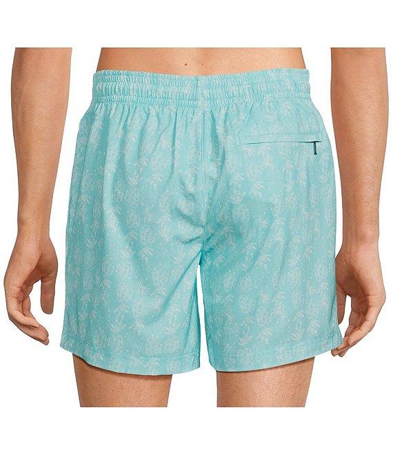 Caribbean Pineapple Texture 6#double; Swim Trunks Product Image