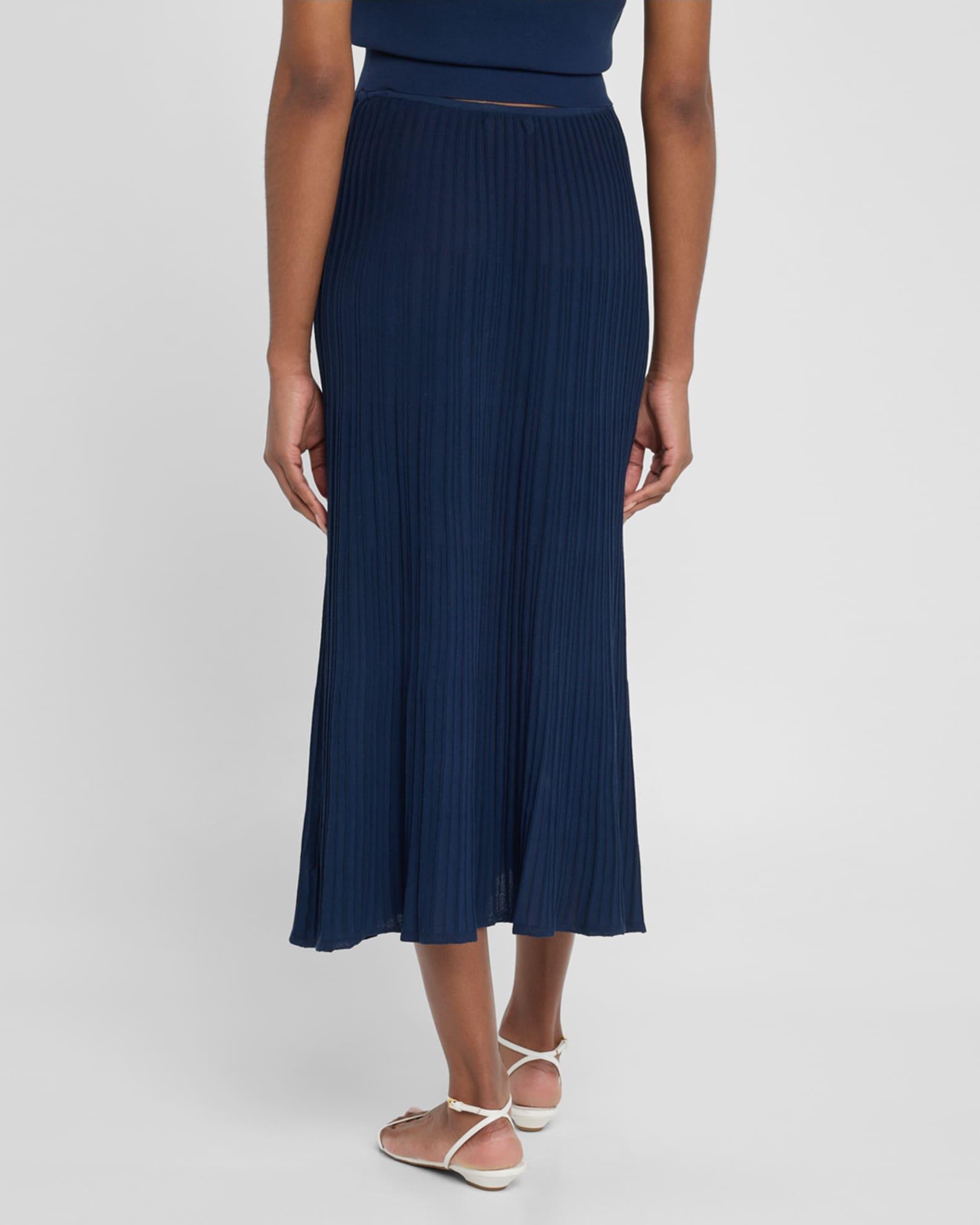 Citara Ribbed Midi Skirt  Product Image