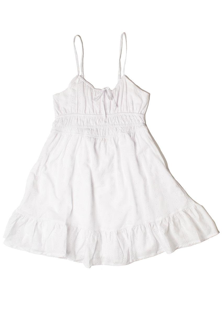 Floral Eyelet Milkmaid Mini Dress Product Image