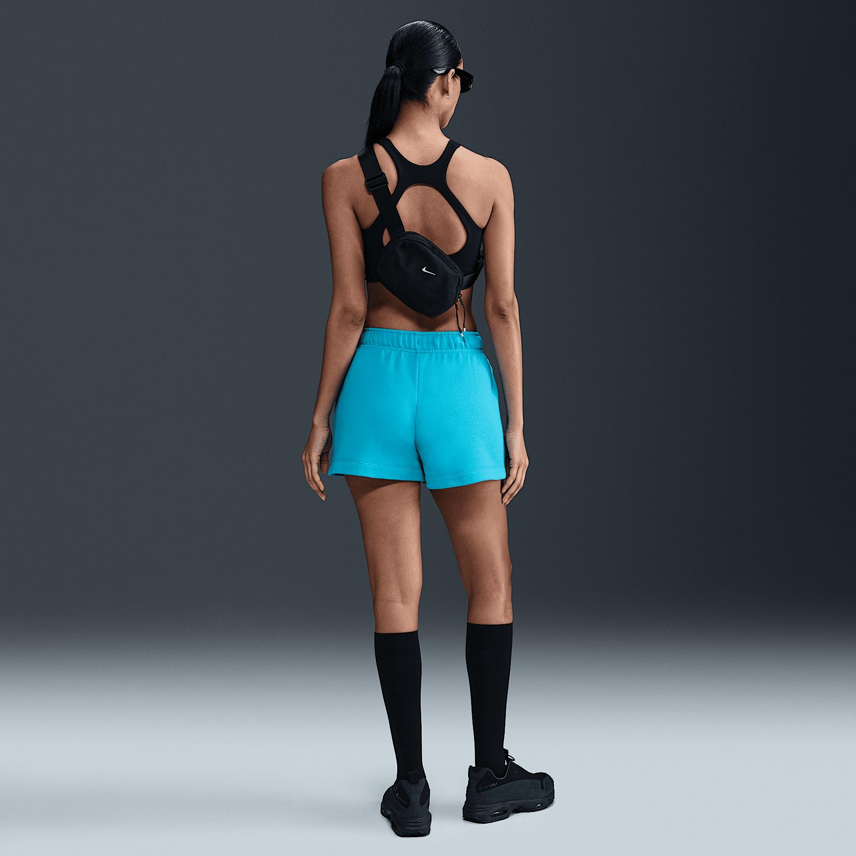 Womens Nike Sportswear Club Fleece Mid-Rise Shorts | DQ5802-345 Product Image