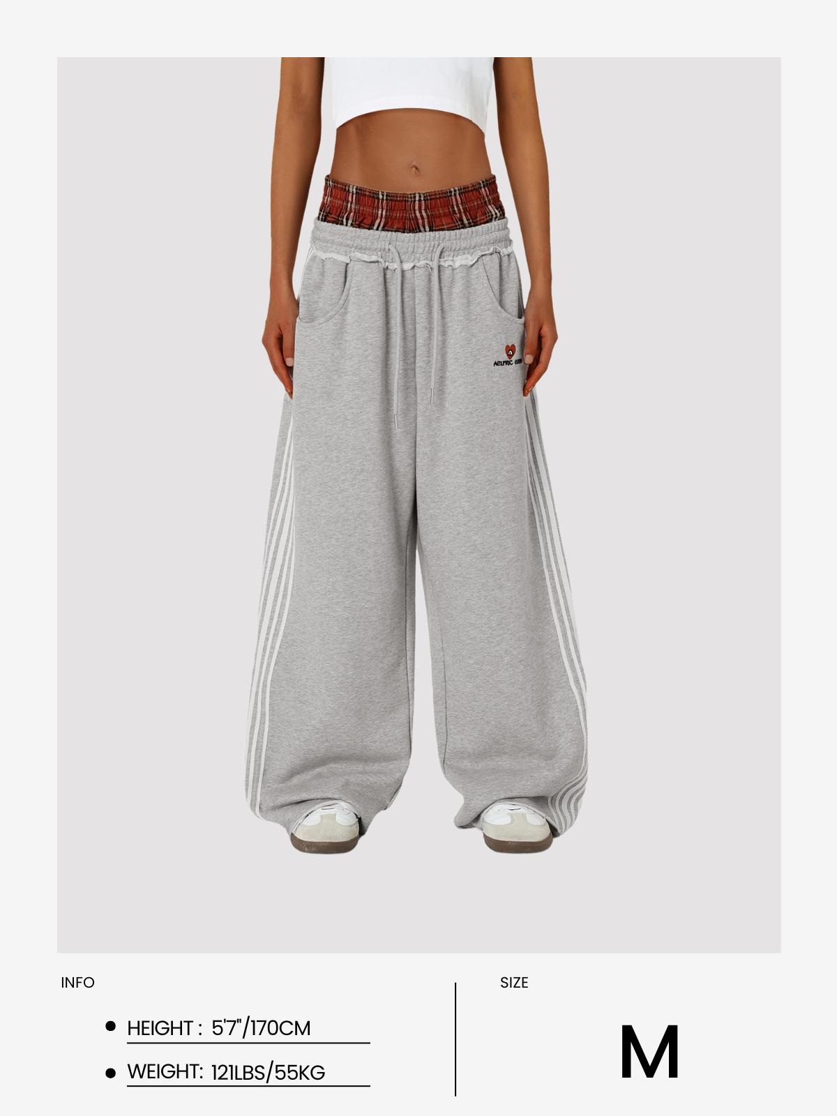 Aelfric Eden Double Waist Baggy Sweatpants Product Image