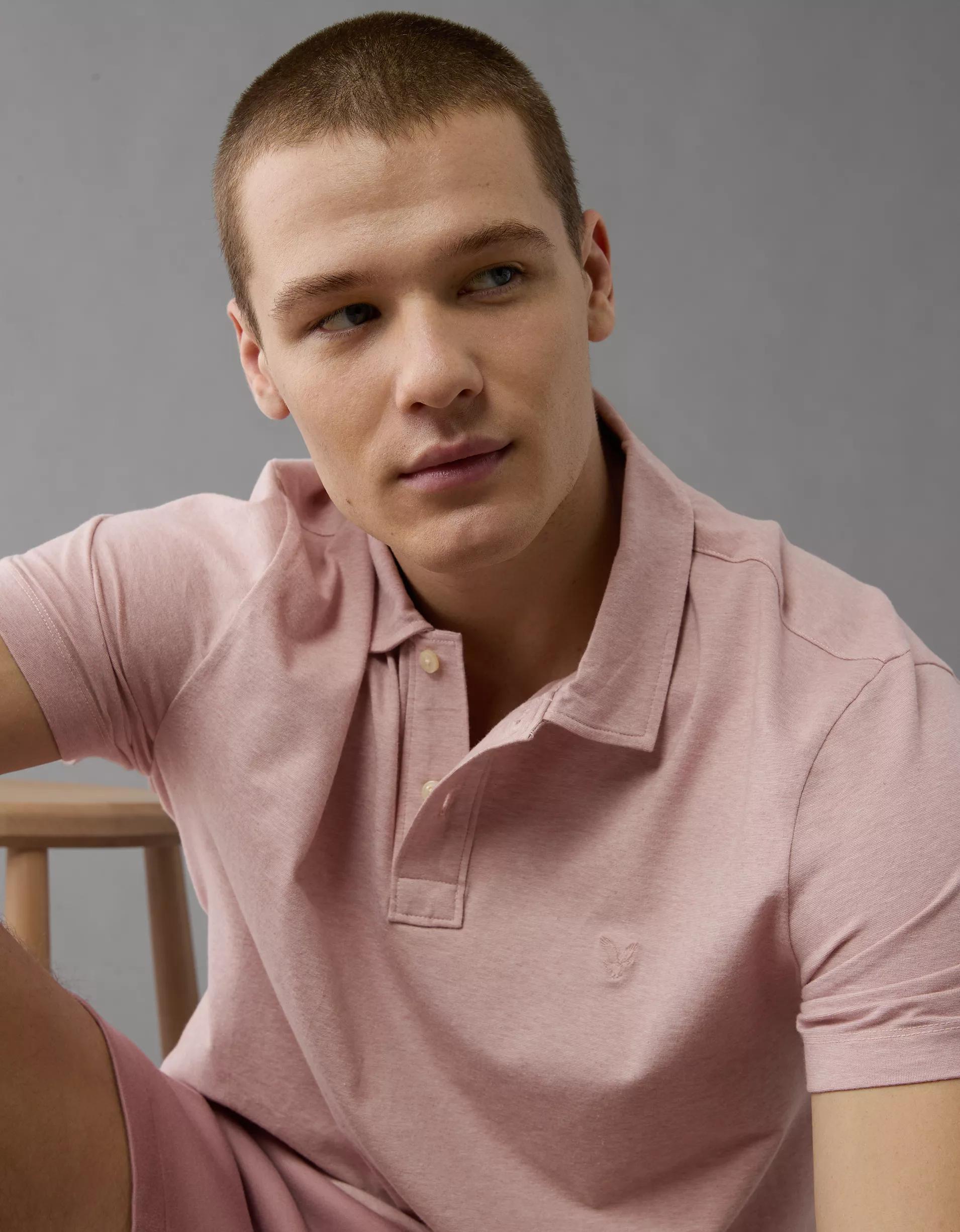 AE 24/7 Club Logo Polo Shirt Product Image