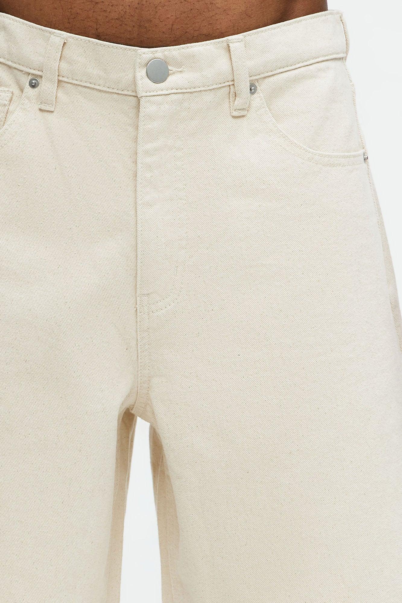 Colin Relaxed Denim Shorts - Sand Product Image