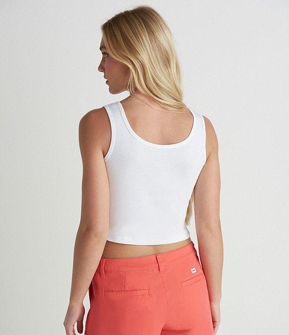 Hurley Aloha Graphic Sleeveless Cropped Tank Top Product Image