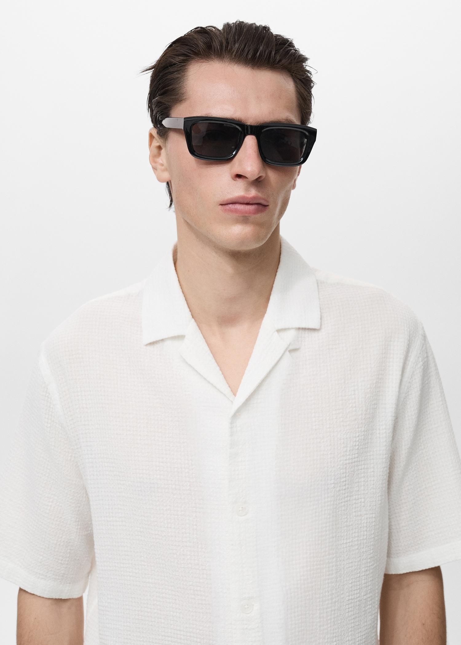 Basic drawstring swimsuit - Men | MANGO USA Product Image