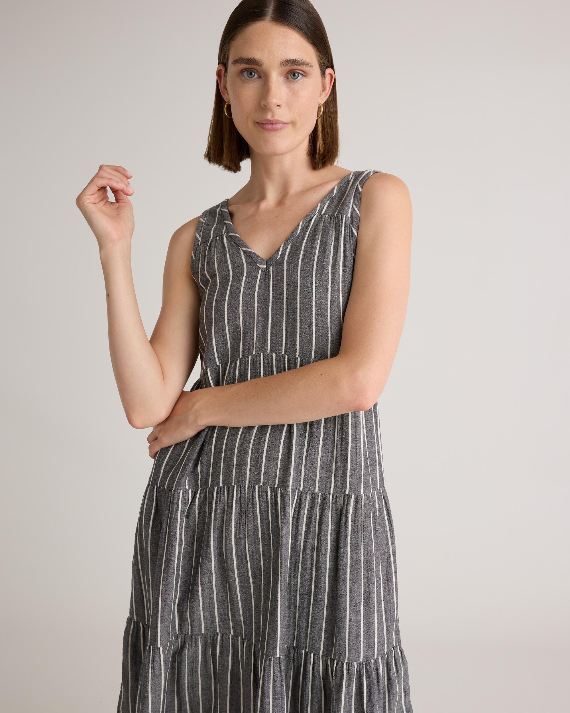 Quince | Women's Gauze Tiered Maxi Dress Organic Cotton Product Image