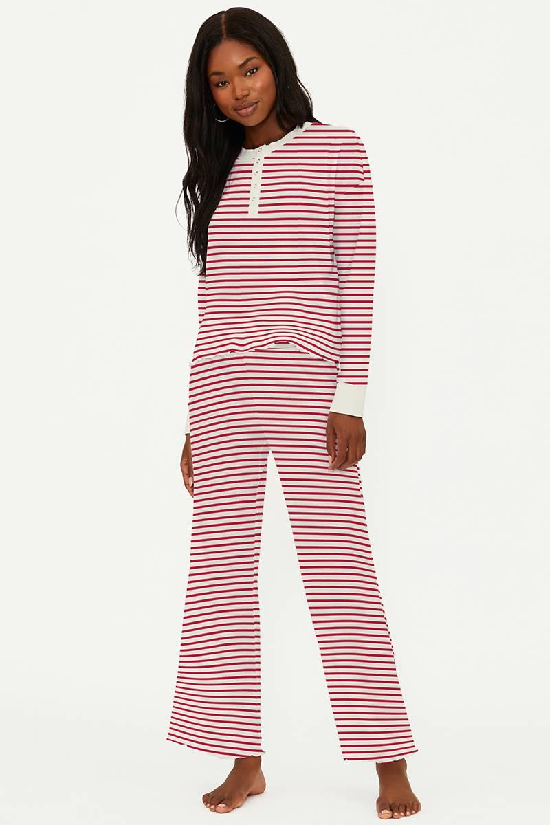 Candy Cane Waffle Sleep Set Product Image