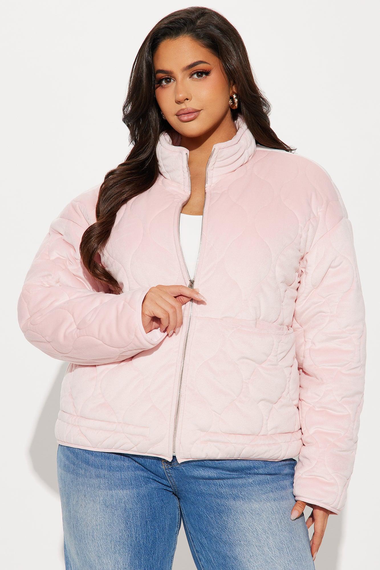 Ski Lift Lightweight Quilted Puffer Jacket - Pink Female Product Image