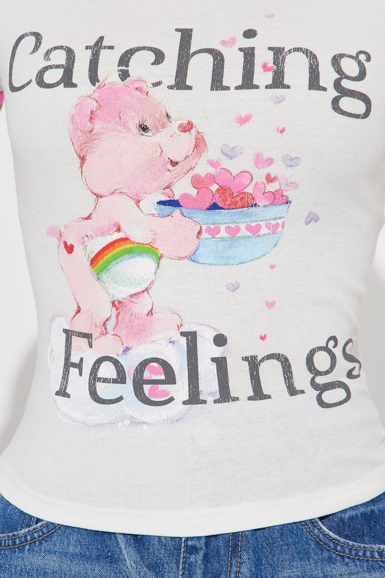 Care Bears Catching Feelings Ringer Tee - White/combo Product Image