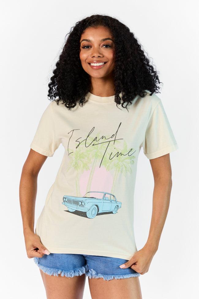 Island Time Ivory Graphic Tee Product Image