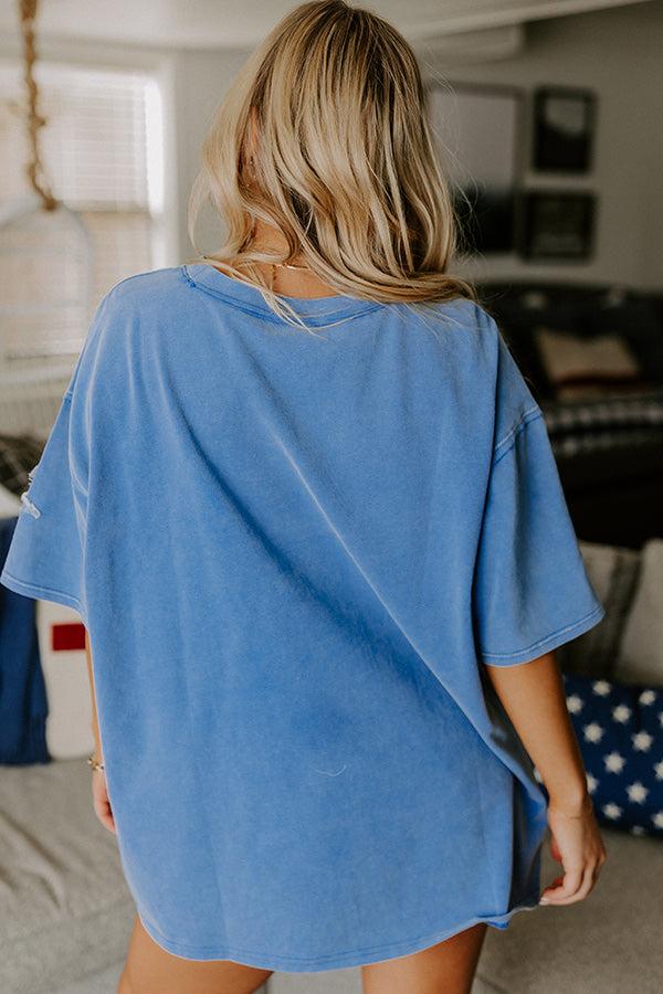 Reach For The Stars Vintage Wash Oversized Tee Product Image