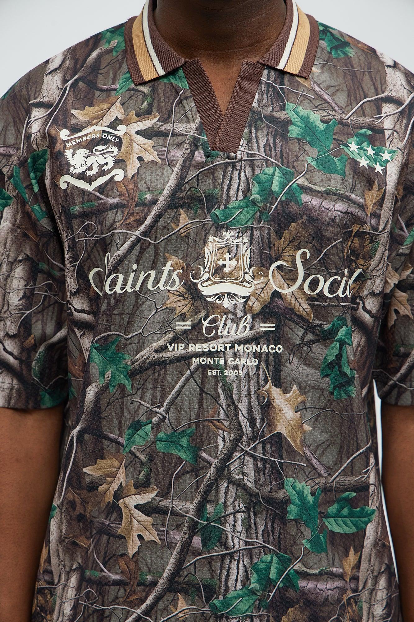 Camo Saints Short Sleeve Soccer Jersey - Camouflage Male Product Image