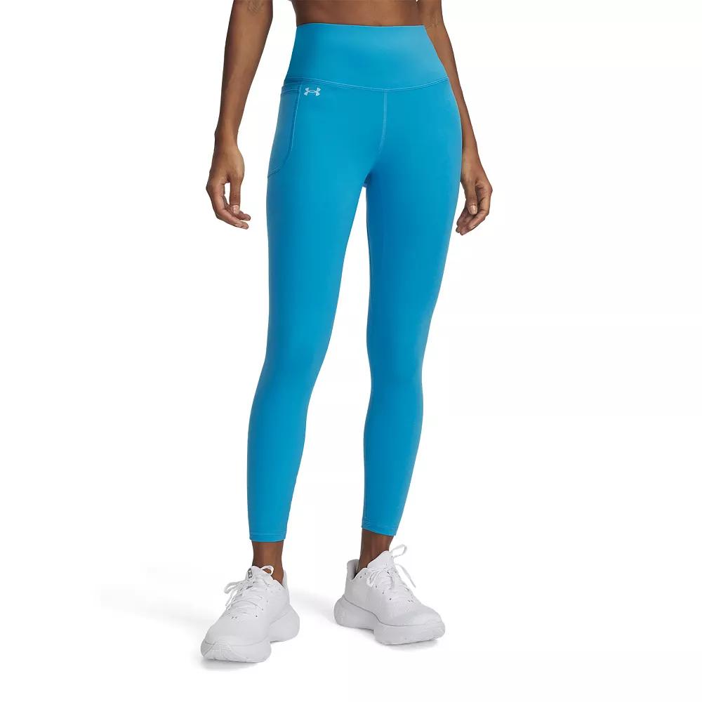Women's Under Armour Motion High-Waisted 7/8 Ankle Leggings, Size: Medium, Ether Blue Product Image