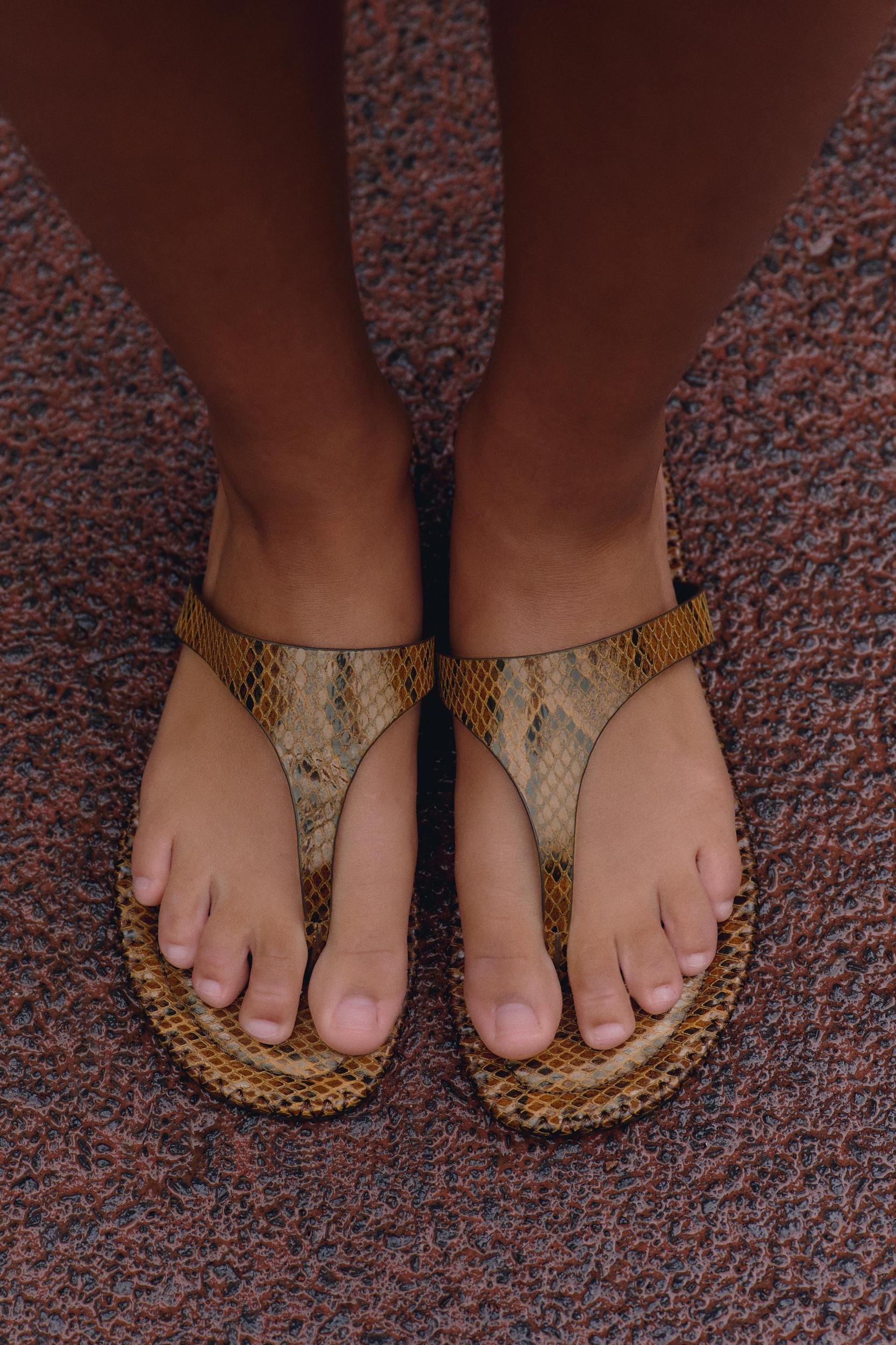 ANIMAL PRINT SANDALS Product Image