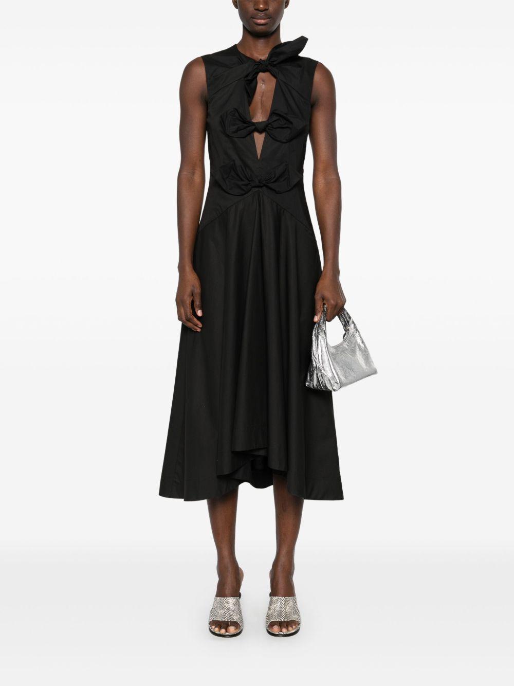 bow-detail midi dress Product Image