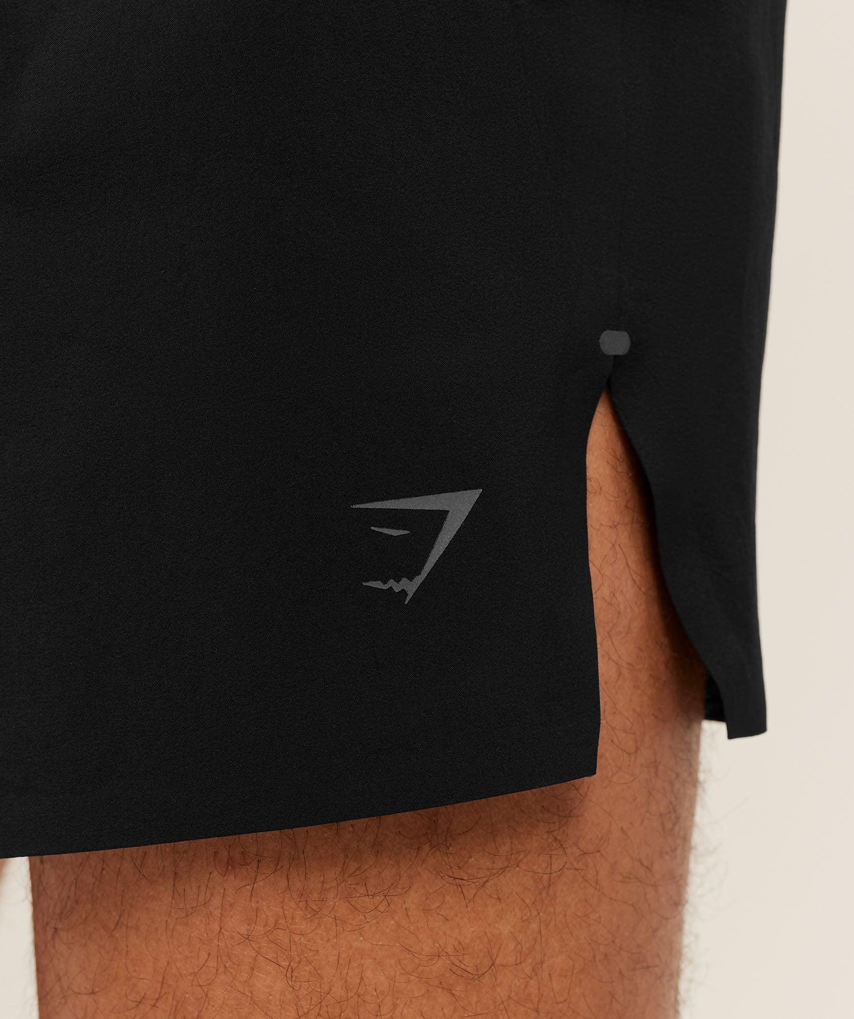 Gymshark Running Elite 5" Short - Black Male Product Image
