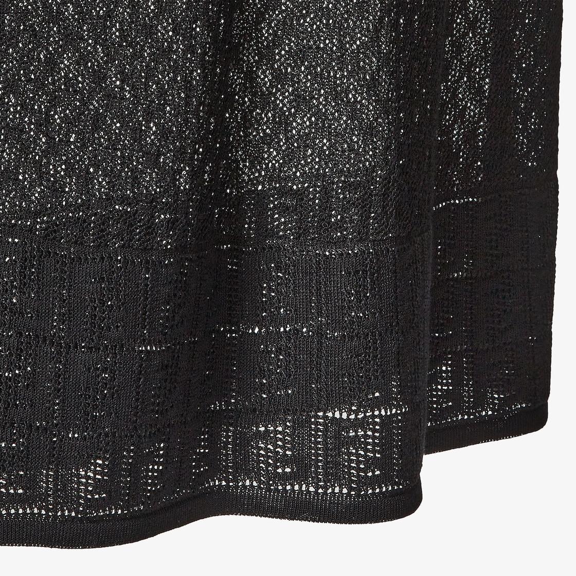 DressBlack viscose and cotton dress Product Image