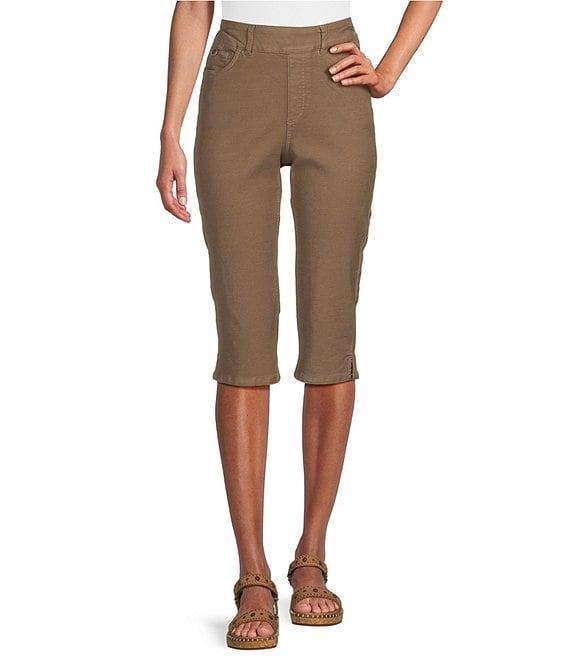 Westbound Petite Size High Rise Pull-On Capri Pants Product Image
