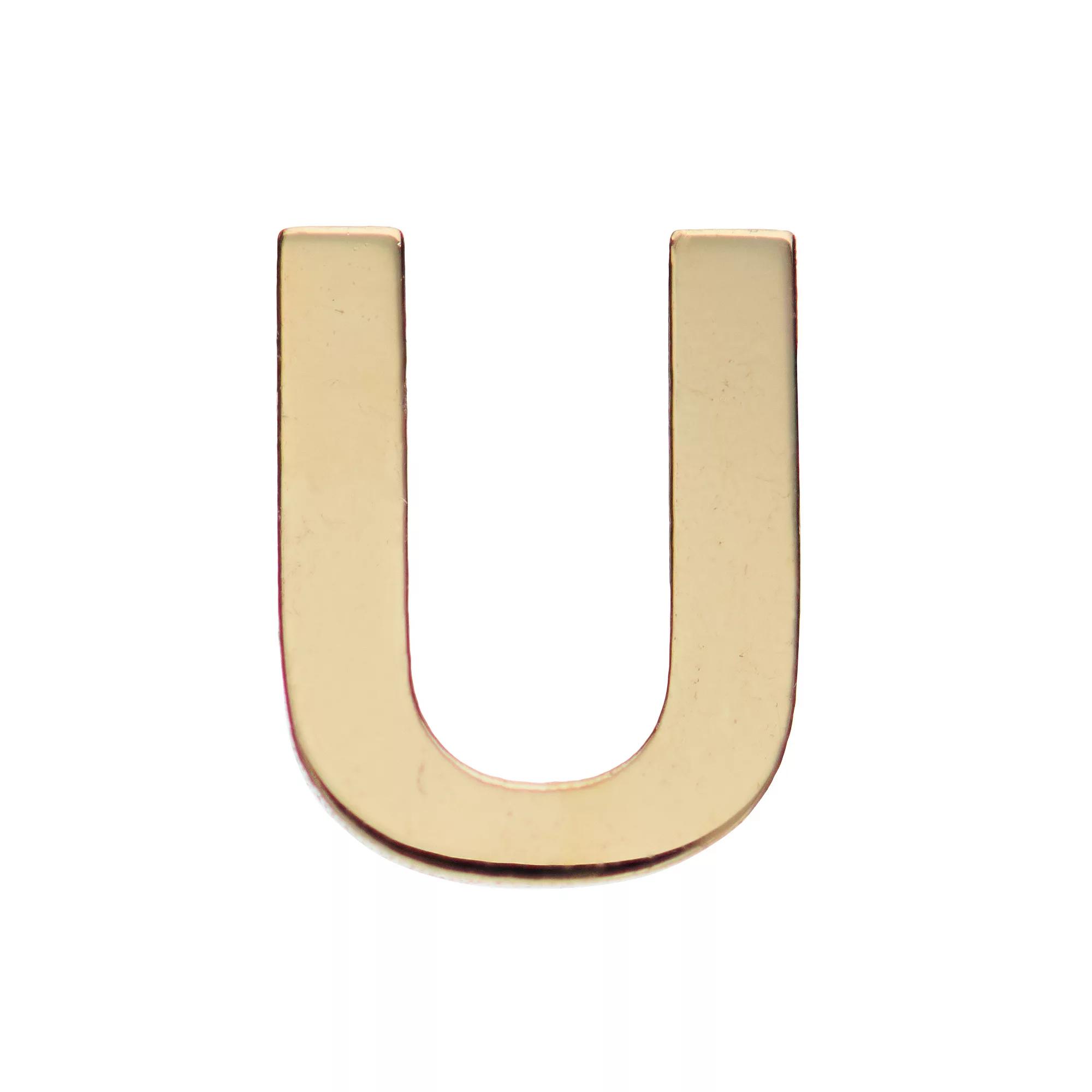 Au Naturale 14k Gold Initial Single Stud Earring, Women's, C Product Image