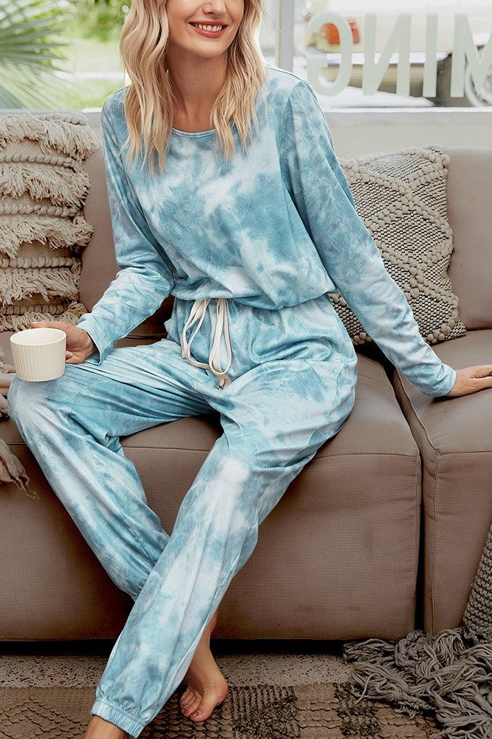 Tie Dye Jumpsuit Loungewear Product Image