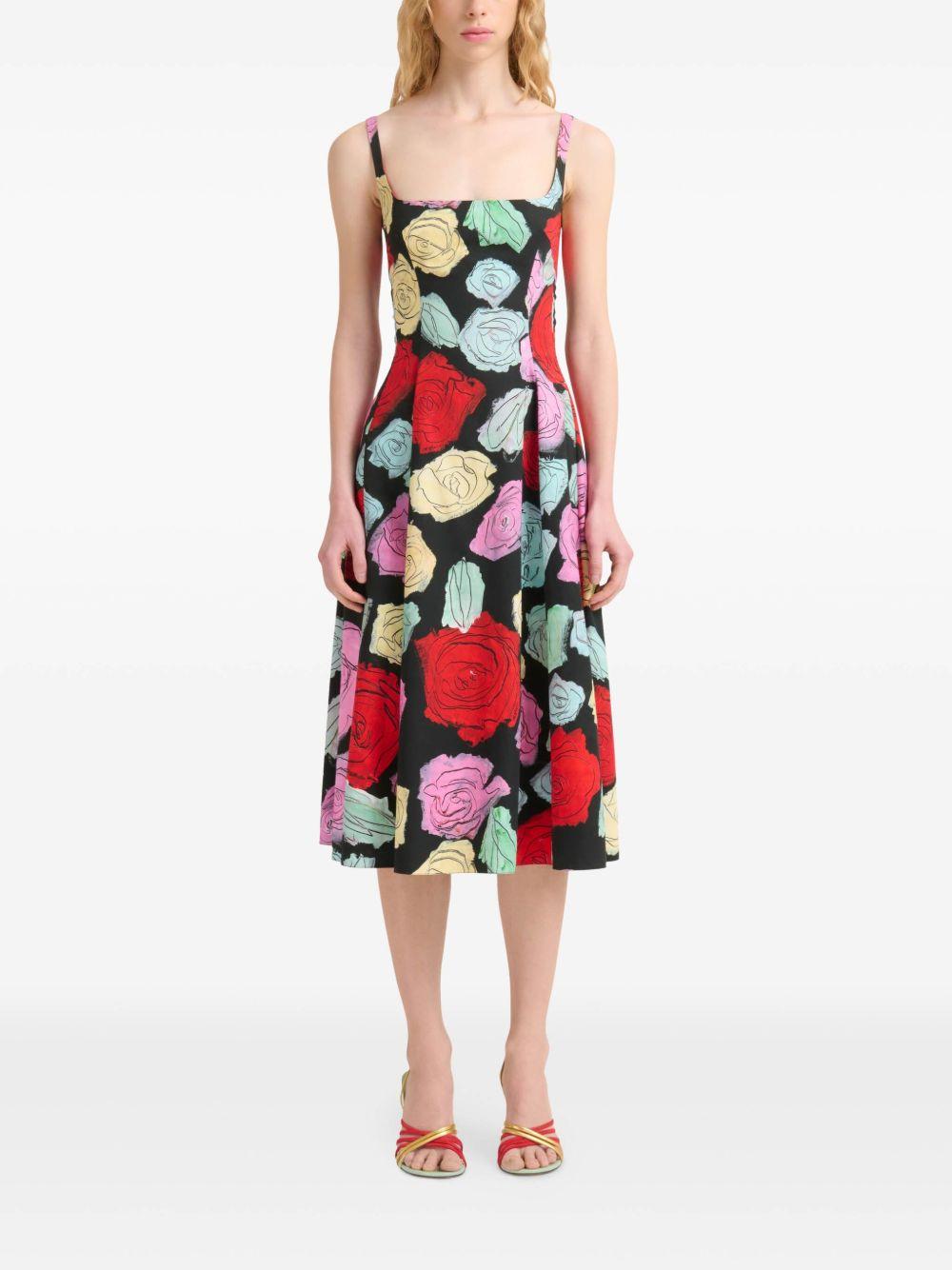 floral-print A-line dress Product Image