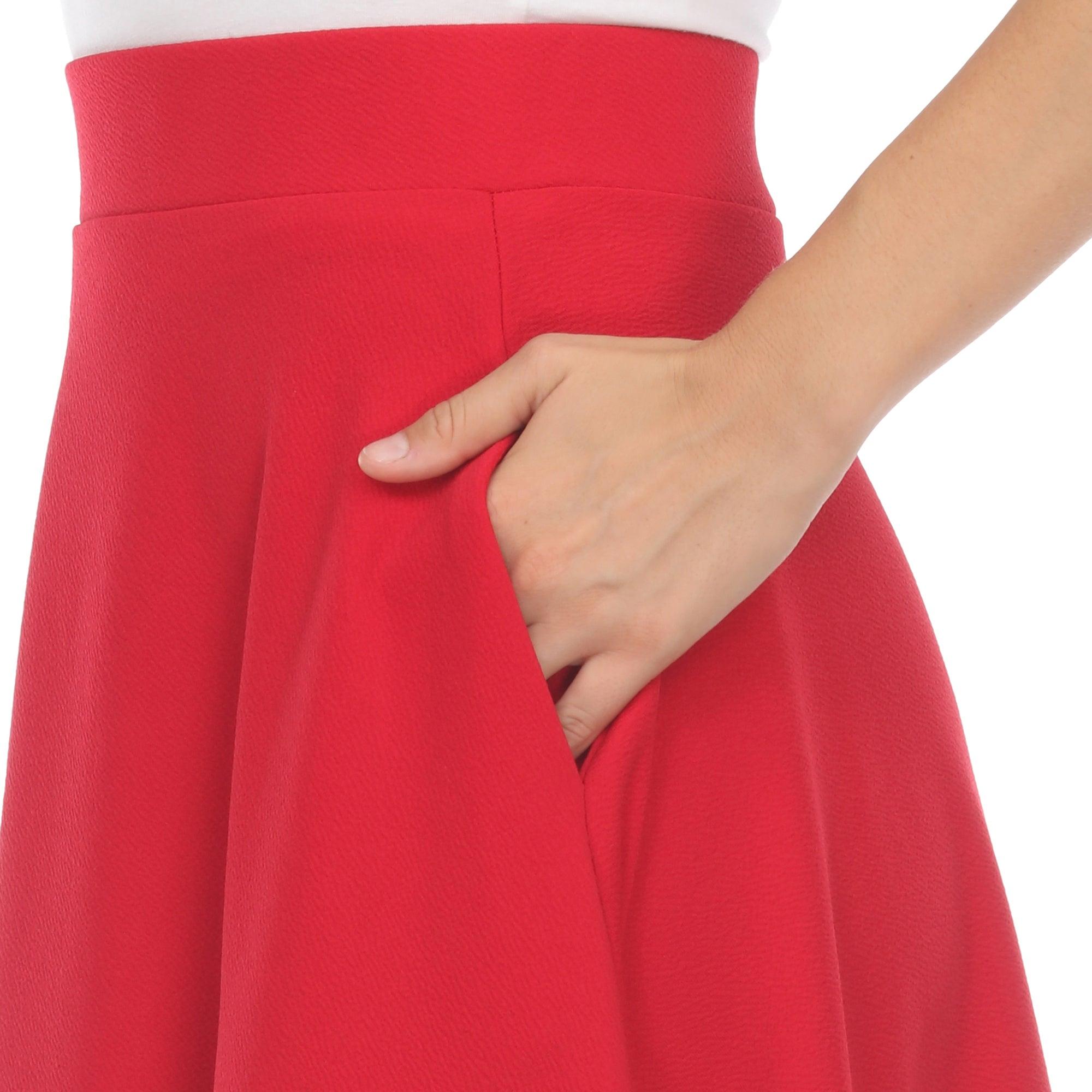 Tasmin Flare Midi Skirts Product Image
