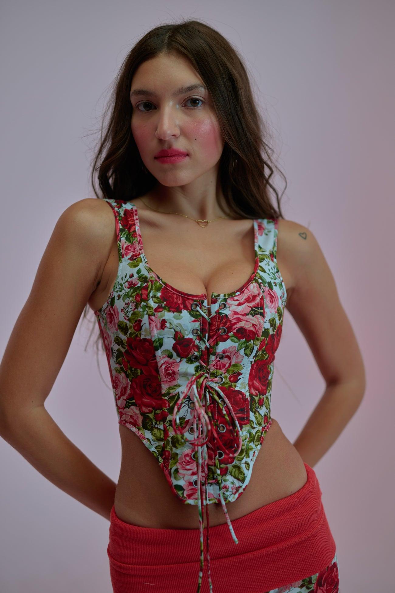 Roses Are Red Duchess Corset Product Image