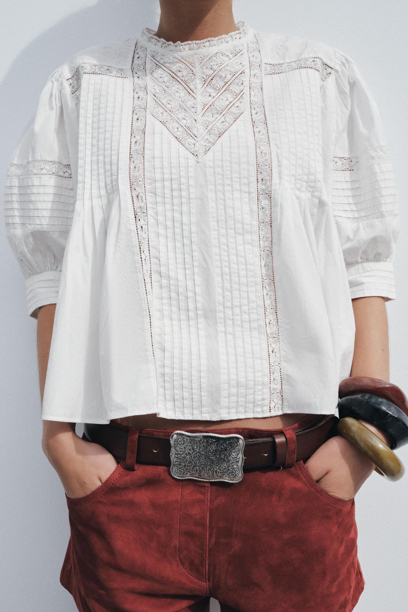 ZW COLLECTION LACE BLOUSE Product Image