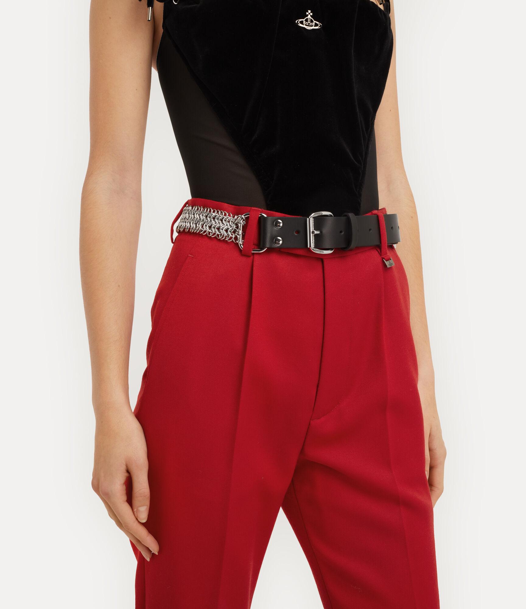 Chain Leather Belt  Product Image