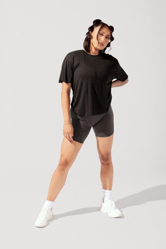 Perfect Boyfriend Tee - Black Product Image