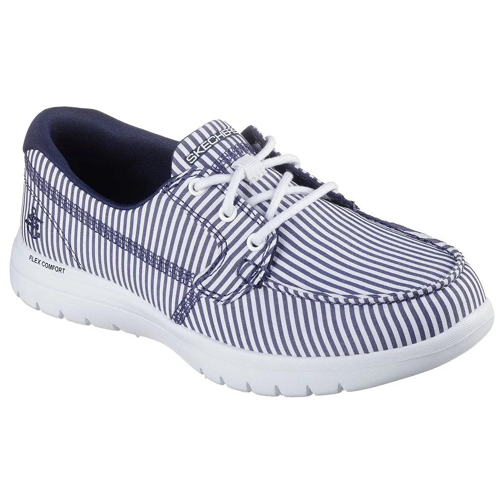 Skechers On-the-GO® Flex Lighthouse Women's Boat Shoes, Size: 6.5, Navy White Product Image