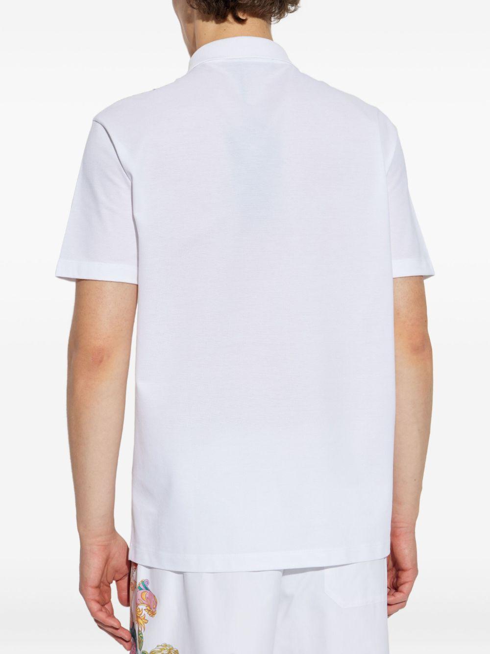 graphic-print polo shirt Product Image