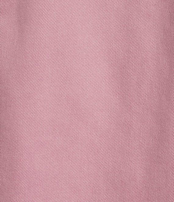 Tara Jarmon Camilia Denim Point Collar Short Sleeve Button Front Top Product Image