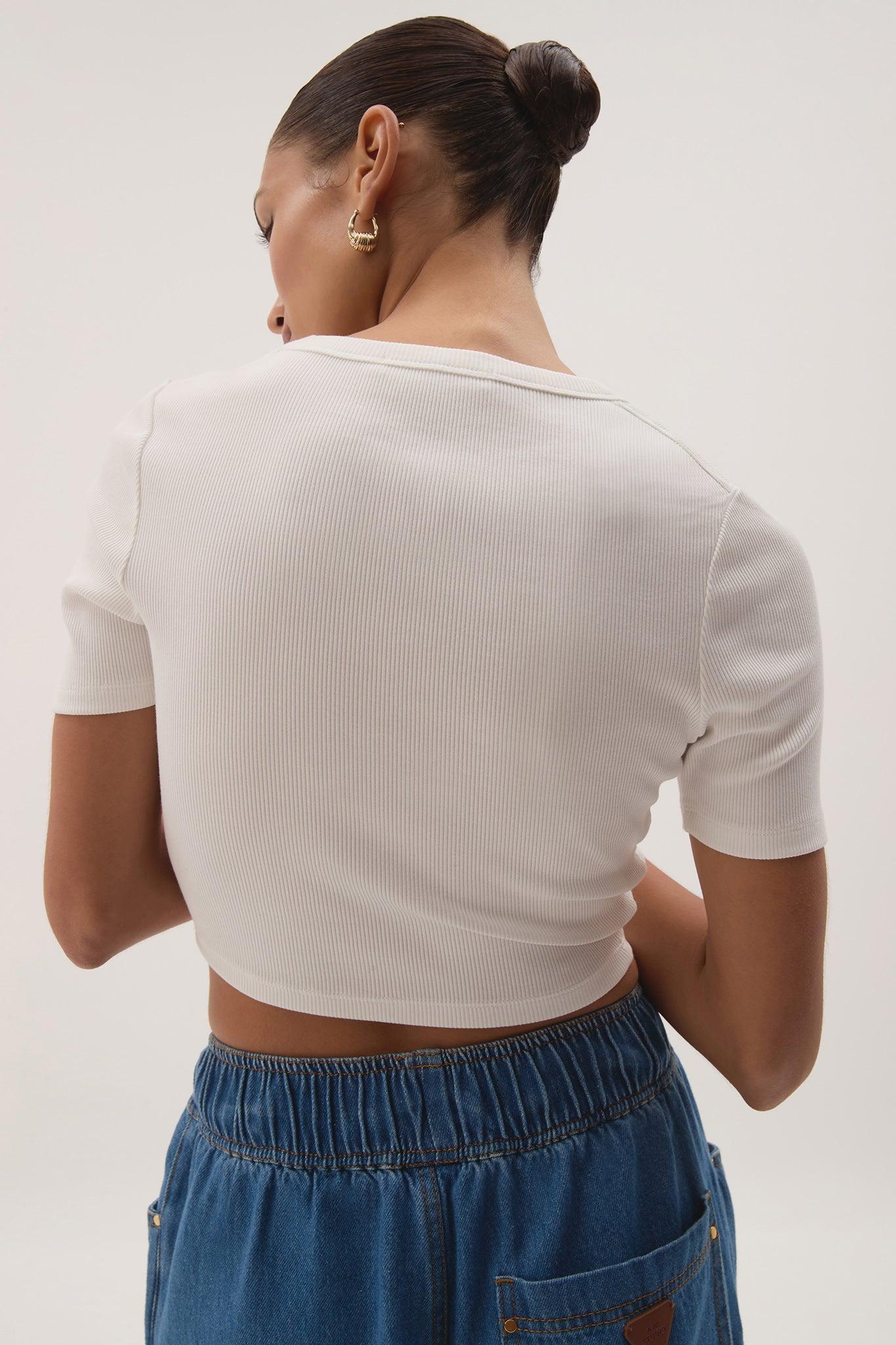 Cowrie Cropped Tee Product Image