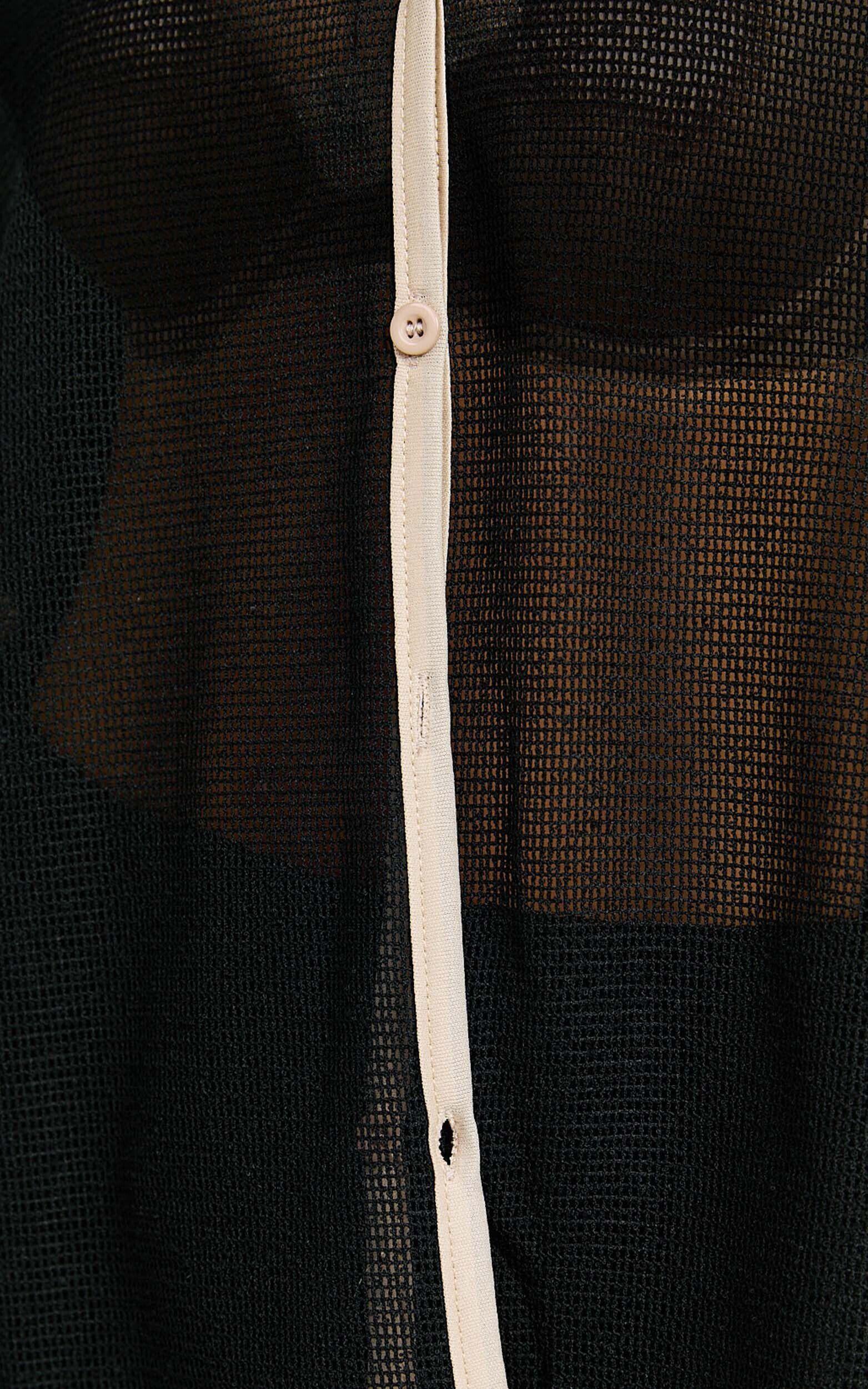 Cade Two Piece Top and  Shorts Set - Trim Knit Short Set in Black/Tan Product Image