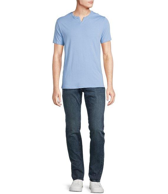 Cremieux Premium Denim Side Stripe Detail Short Sleeve T-Shirt Product Image