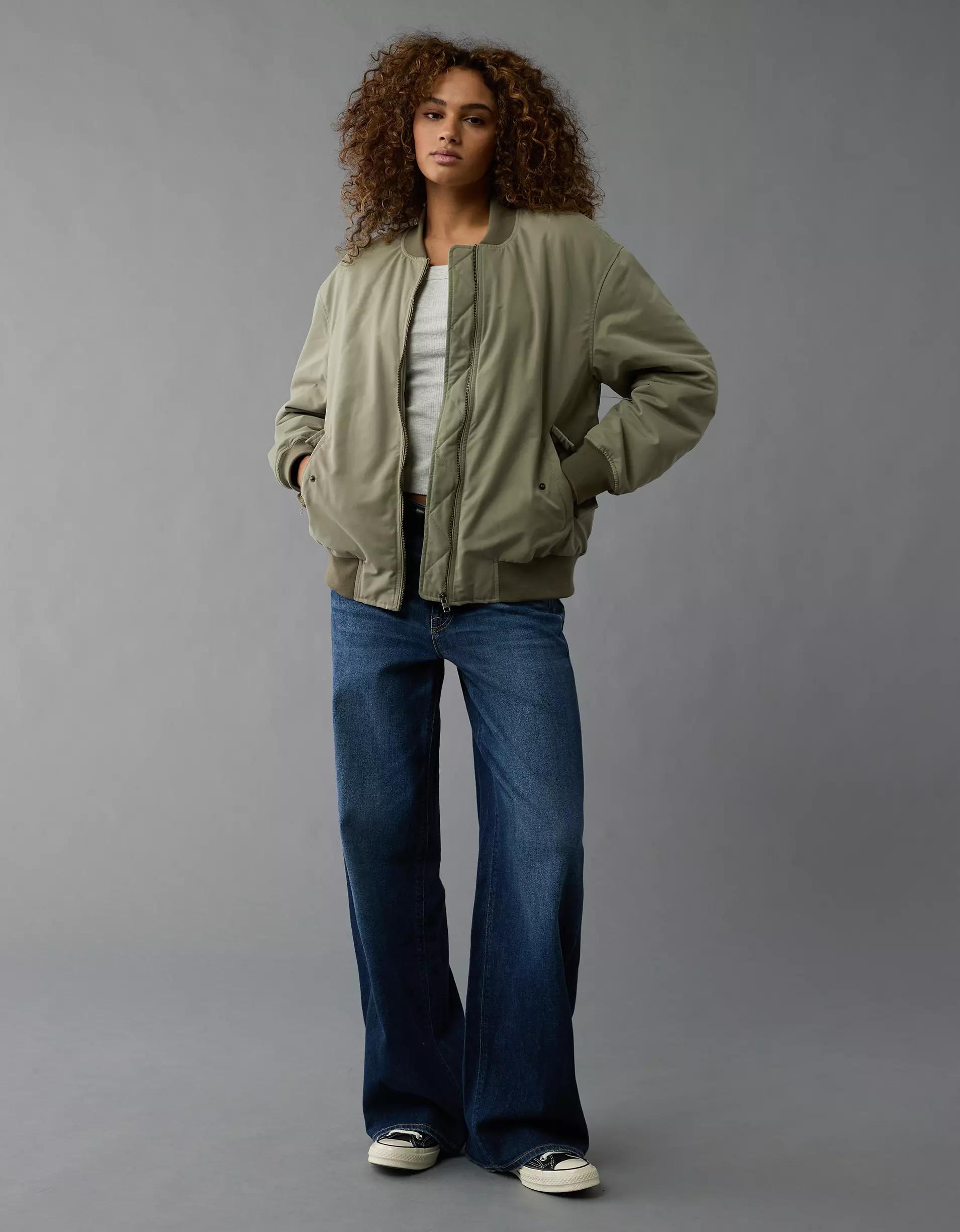 AE Oversized Bomber Jacket Product Image